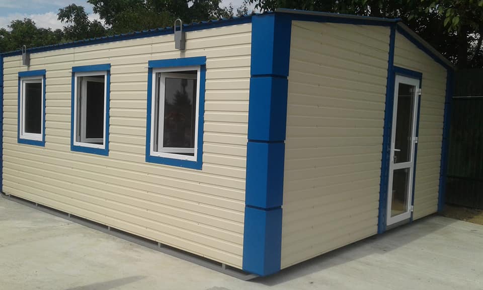 Modular dormitories blue